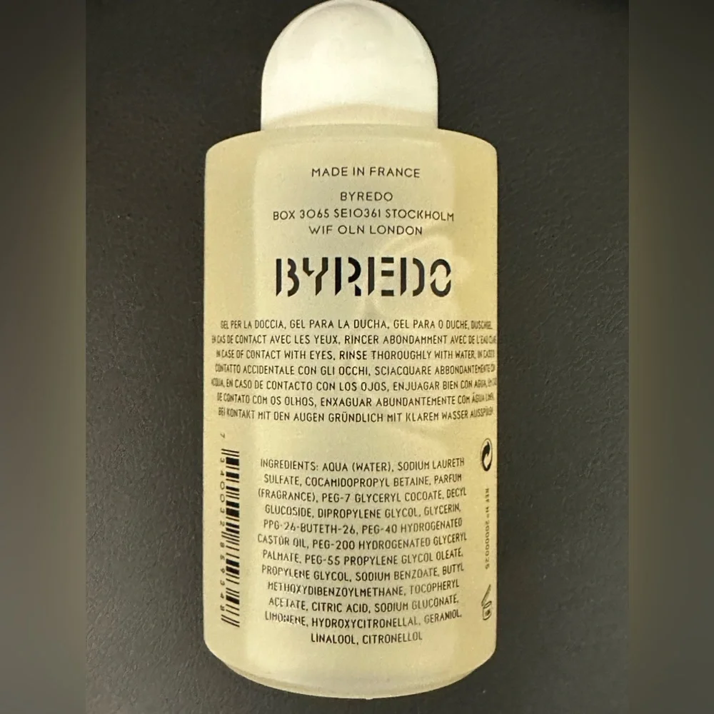 BYREDO LA TULIPE 7.6 OZ BODY WASH (BRAND NEW, NEVER USED)